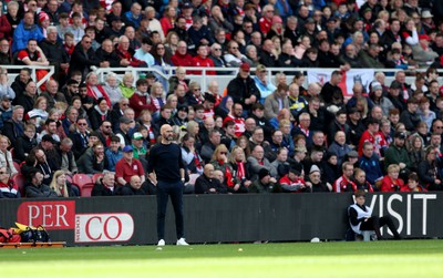 060424 - Middlesbrough v Swansea City - Sky Bet Championship - Swansea City head coach Luke Williams