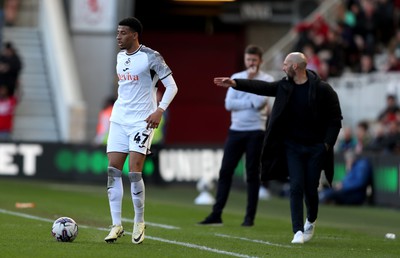 060424 - Middlesbrough v Swansea City - Sky Bet Championship - Azeem Abdulai of Swansea City