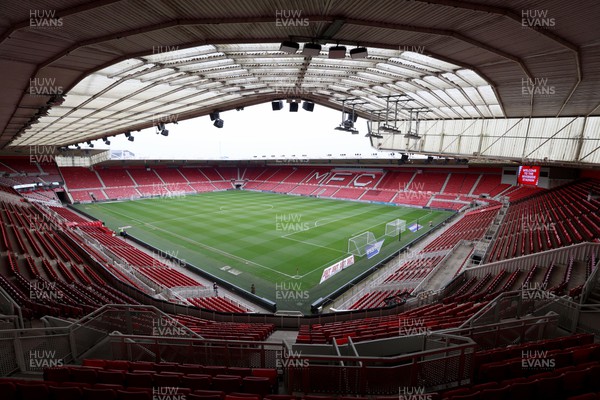 060424 - Middlesbrough v Swansea City - Sky Bet Championship - A general view of Riverside Stadium prior to kick off