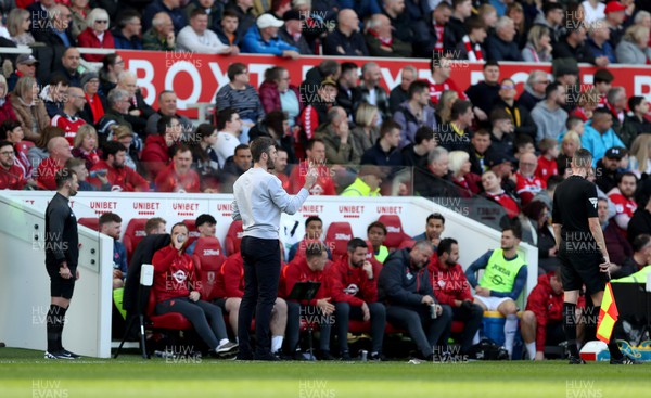 060424 - Middlesbrough v Swansea City - Sky Bet Championship - Middlesbrough manager Michael Carrick