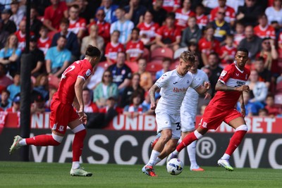 090825 - Middlesbrough v Swansea City - Sky Bet Championship - Swansea City's Ethan Galbraith in action