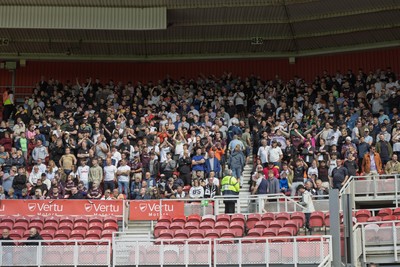 090825 - Middlesbrough v Swansea City - Sky Bet Championship - Swansea City's travelling fans