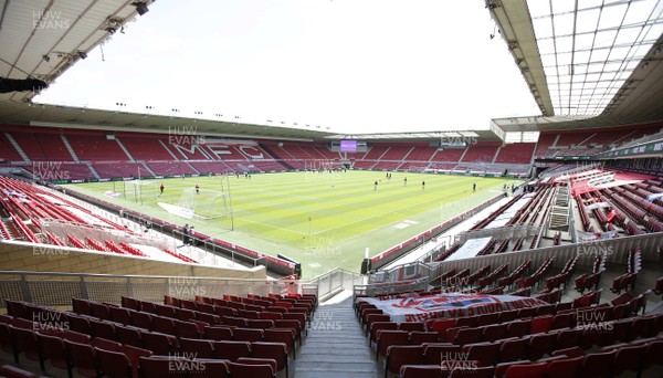 200620 - Middlesbrough v Swansea City - Sky Bet Championship - Empty stands at Middlesbrough