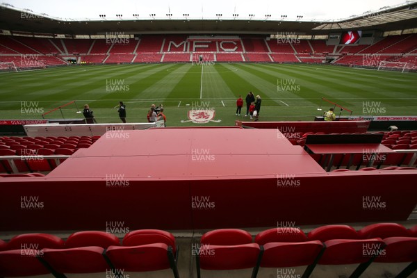 220918 - Middlesbrough v Swansea City - SkyBet Championship - Interior of the Riverside stadium before kick off
