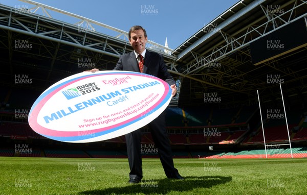 020513 - Millennium Stadium Named 2015 Rugby World Cup Venue -Welsh Rugby Union Chief Executive Roger Lewis after the Millennium Stadium was named a 2015 Rugby World Cup venue 