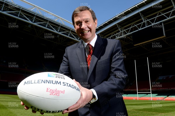 020513 - Millennium Stadium Named 2015 Rugby World Cup Venue -Welsh Rugby Union Chief Executive Roger Lewis after the Millennium Stadium was named a 2015 Rugby World Cup venue 