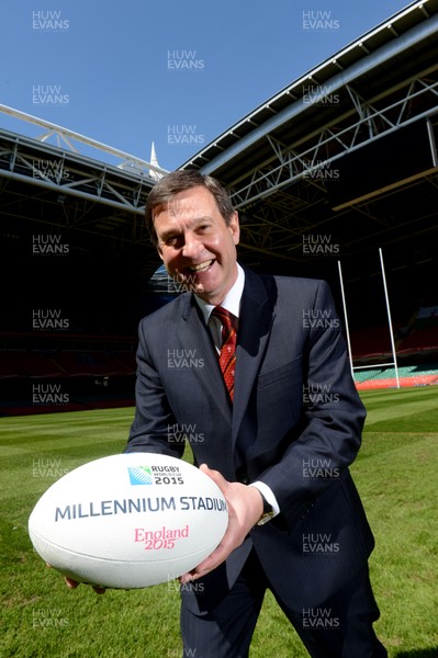 020513 - Millennium Stadium Named 2015 Rugby World Cup Venue -Welsh Rugby Union Chief Executive Roger Lewis after the Millennium Stadium was named a 2015 Rugby World Cup venue 