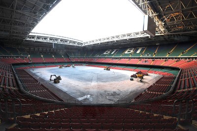 Millennium Stadium Pitch Installation 260814