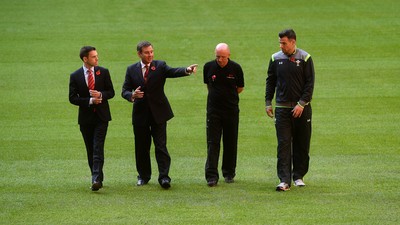 Millennium Stadium Pitch Unveiling 031114