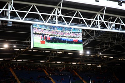 06.11.10 .. Wales v Australia -  The new screens at the Millennium Stadium   