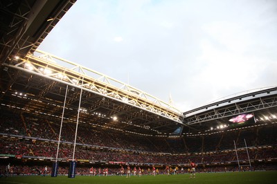 06.11.10 .. Wales v Australia -  The new screens at the Millennium Stadium   