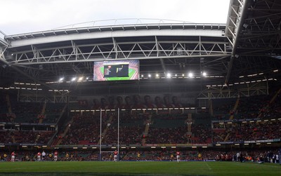 06.11.10 .. Wales v Australia -  The new screens at the Millennium Stadium   