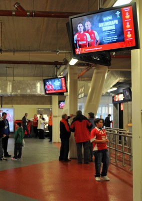 06.11.10- Wales v Australia New HD screens at the Millennium Stadium. 