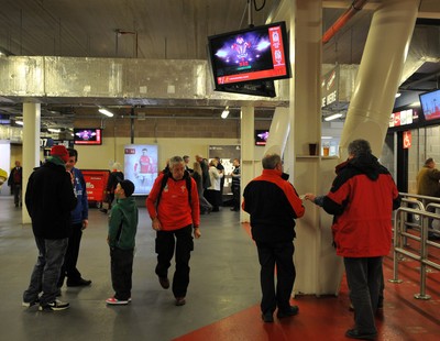 06.11.10- Wales v Australia New HD screens at the Millennium Stadium. 