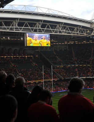 06.11.10- Wales v Australia New HD screens at the Millennium Stadium. 