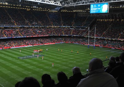 06.11.10- Wales v Australia New HD screens at the Millennium Stadium. 