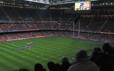 06.11.10- Wales v Australia New HD screens at the Millennium Stadium. 