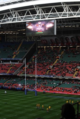 06.11.10- Wales v Australia New HD screens at the Millennium Stadium. 