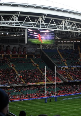 06.11.10- Wales v Australia New HD screens at the Millennium Stadium. 