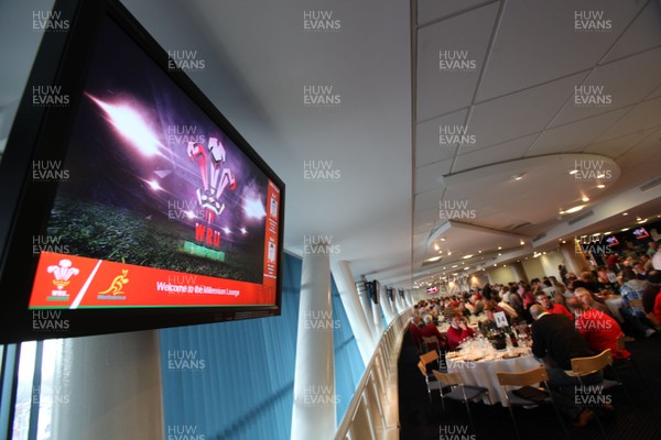 06.11.10 .. Wales v Australia -  The new screens at the Millennium Stadium   