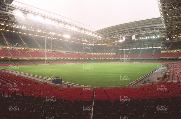 Library Pic - Millennium Stadium Construction  A General View of the The Millennium Stadium on 24th September 1999.  