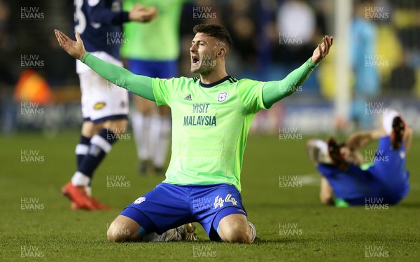 090218 - Millwall v Cardiff City - SkyBet Championship - A frustrated Gary Madine of Cardiff City