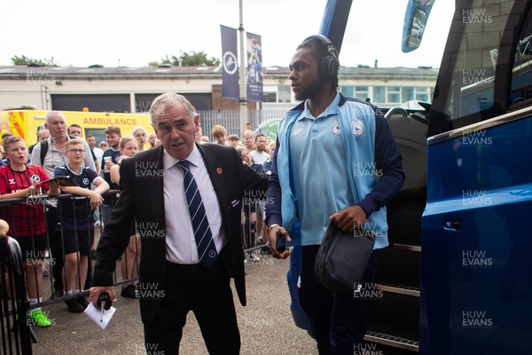 030922 - Millwall v Cardiff City - Sky Bet Championship - Cardiff City squad arrive at The Den