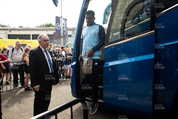 030922 - Millwall v Cardiff City - Sky Bet Championship - Cardiff City squad arrive at The Den