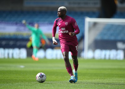 130424 - Millwall v Cardiff City - Sky Bet Championship - Jamilu Collins of Cardiff City