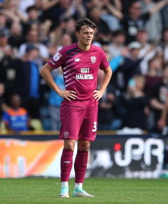 130424 - Millwall v Cardiff City - Sky Bet Championship - Perry Ng of Cardiff City looks dejected after a goal by Duncan Watmore of Millwall