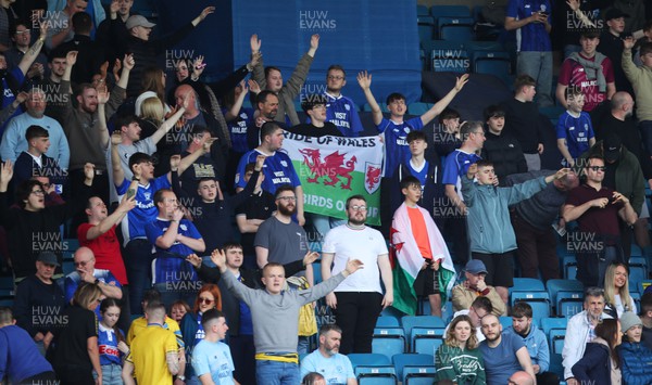130424 - Millwall v Cardiff City - Sky Bet Championship - Cardiff City fans