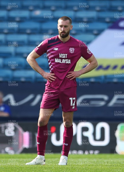 130424 - Millwall v Cardiff City - Sky Bet Championship - Nathaniel Phillips of Cardiff City looks dejected after a goal from Jake Cooper of Millwall 