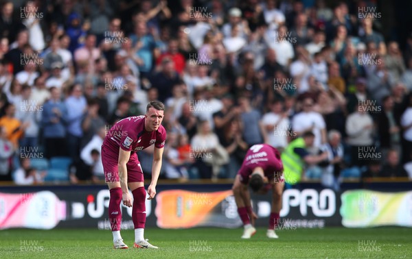 130424 - Millwall v Cardiff City - Sky Bet Championship - David Turnbull of Cardiff City looks dejected after a goal by Duncan Watmore of Millwall