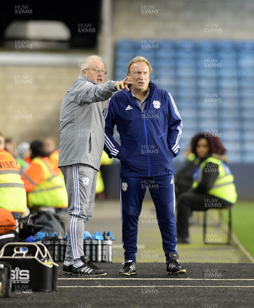 221019 - Millwall v Cardiff City - Sky Bet Championship -  Neil Warnock manager of Cardiff