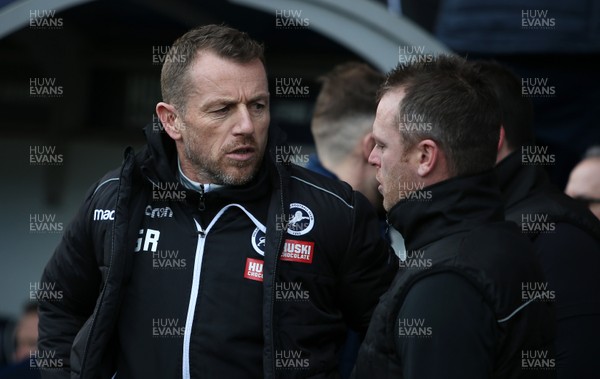 040120 - Millwall v Newport County - FA Cup Round 3 - Millwall Manager Gary Rowett and Newport County Manager Michael Flynn