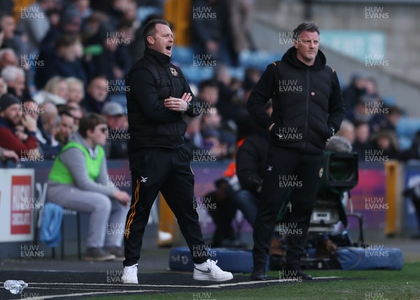 040120 - Millwall v Newport County - FA Cup Round 3 - Newport County Manager Michael Flynn