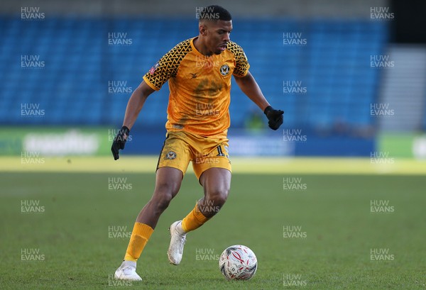 040120 - Millwall v Newport County - FA Cup Round 3 - Tristan Abrahams of Newport County