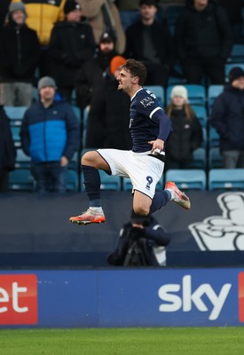 040126 - Millwall v Swansea City, EFL Sky Bet Championship - Mihailo Ivanovic of Millwall celebrates after scoring goal