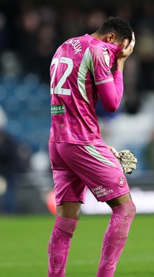 040126 - Millwall v Swansea City, EFL Sky Bet Championship -  Swansea City goalkeeper Lawrence Vigouroux at the end of the match