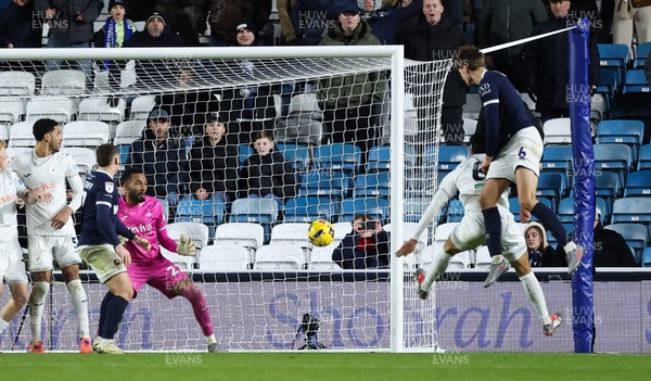 040126 - Millwall v Swansea City, EFL Sky Bet Championship -  Caleb Taylor of Millwall  scores the second goal