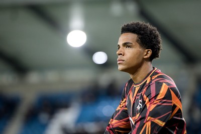 131026 - Millwall v Swansea City - Sky Bet Championship -  Tom Iorpenda of Swansea City warming up