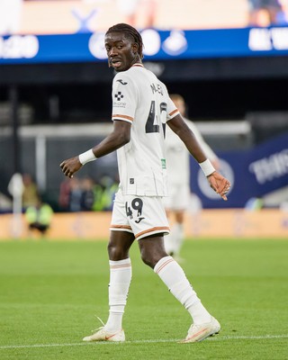 131026 - Millwall v Swansea City - Sky Bet Championship -  Moussa Kounfolo Yeo of Swansea City