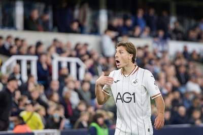 131026 - Millwall v Swansea City - Sky Bet Championship -  Goncalo Franco of Swansea City