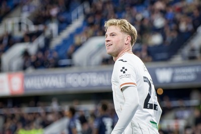 131026 - Millwall v Swansea City - Sky Bet Championship -  Stephen Welsh of Swansea City