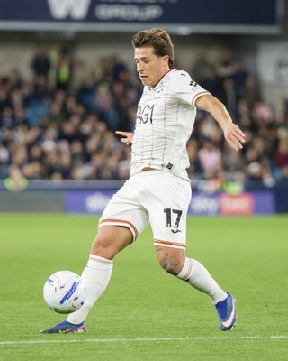 131026 - Millwall v Swansea City - Sky Bet Championship -  Goncalo Franco of Swansea City in action