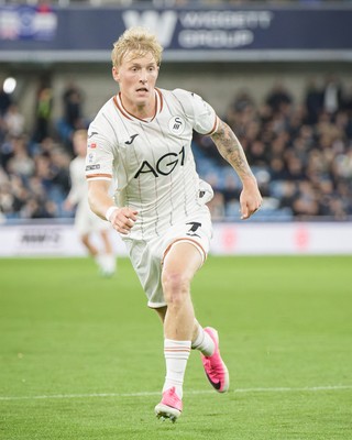 131026 - Millwall v Swansea City - Sky Bet Championship -  Melker Widell of Swansea City