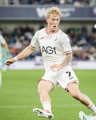 131026 - Millwall v Swansea City - Sky Bet Championship -  Melker Widell of Swansea City