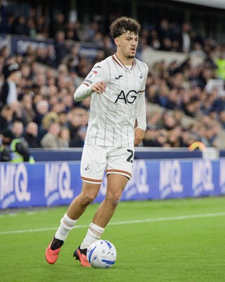 131026 - Millwall v Swansea City - Sky Bet Championship -  Filip Lissah of Swansea City in action
