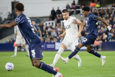 131026 - Millwall v Swansea City - Sky Bet Championship -  Zan Vipotnik of Swansea City in action