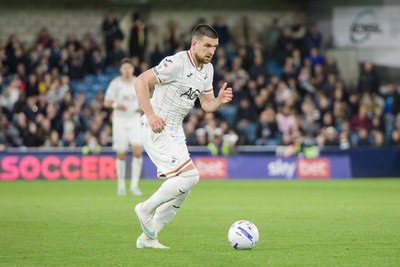131026 - Millwall v Swansea City - Sky Bet Championship -  Zan Vipotnik of Swansea City in action